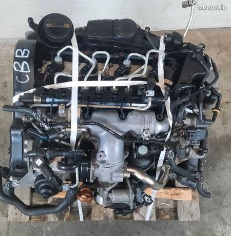 Moteur complet Audi A3 2.0 TDI 170 CV PASSAT VOLKSWAGEN GOLF JETTA TIGUAN SCIROCCO TT SKODA SUPERB CBB CBBB - Image 1