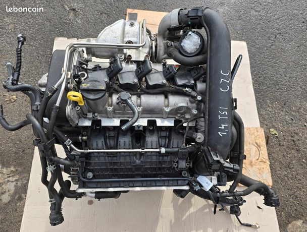 Moteur complet audi a1 a3 q2 / vw golf scirocco tiguan / seat ibiza leon / skoda fabia karoq rapid 1.4 tsi 125 cv czca czcb czc - Image 1